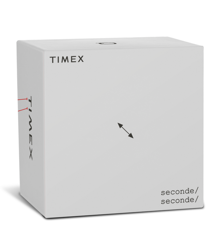 TW2W70600 Timex x seconde/seconde/ Loser 38mm Stainless Steel Bracelet Watch Primary Packaging Image
