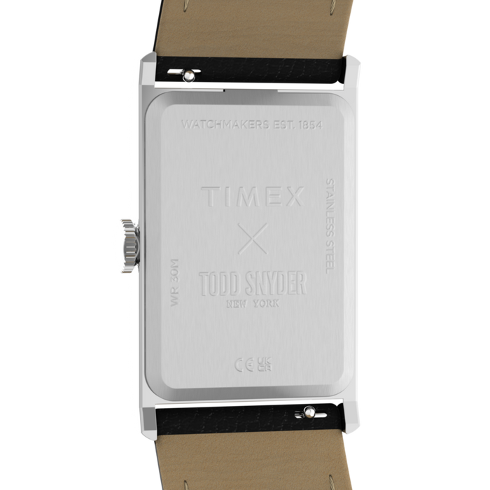 TW3A02600 Todd Snyder x Timex 1976 Lexington 21mm Leather Strap Watch Caseback Image