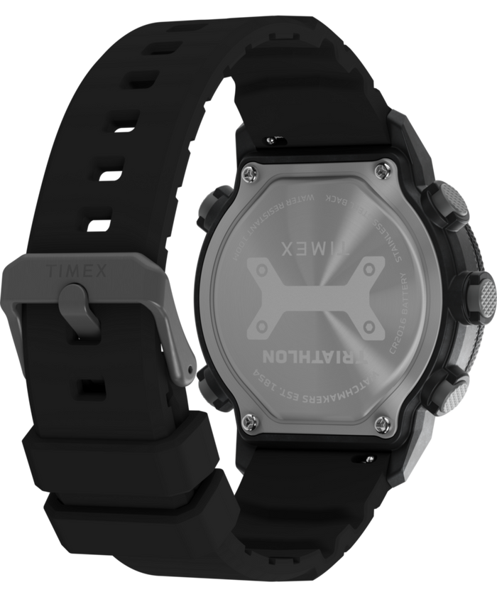 TW5M66900 Triathlon 200 Lap 44mm Silicone Strap Watch Caseback with Attachment Image