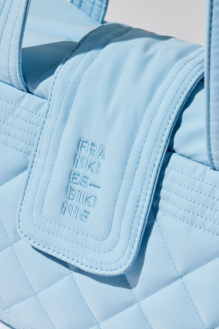 Venus Baby Blue Quilted Bag