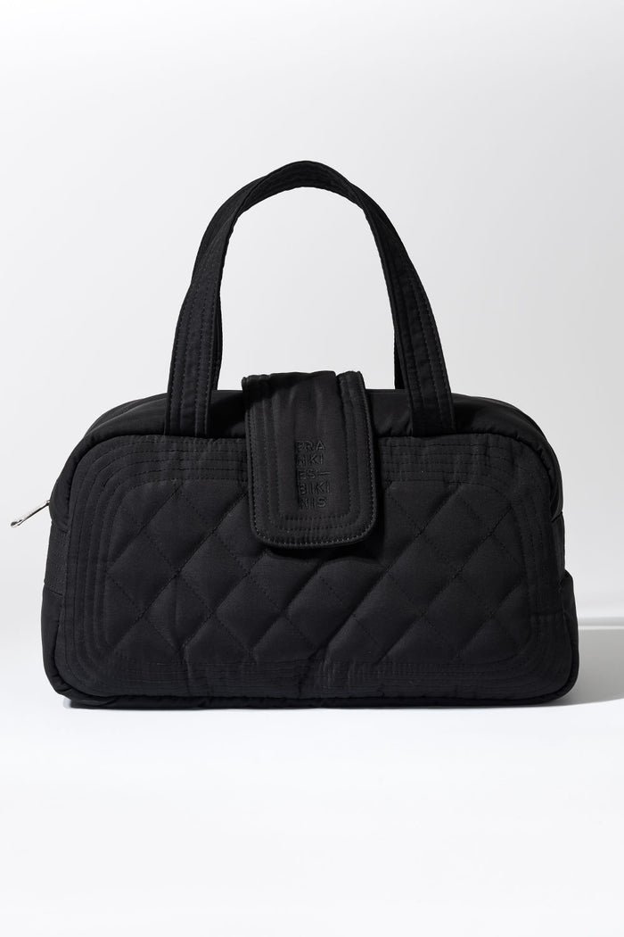 Venus Black Quilted Bag