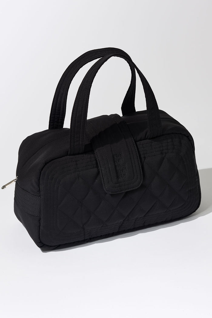 Venus Black Quilted Bag