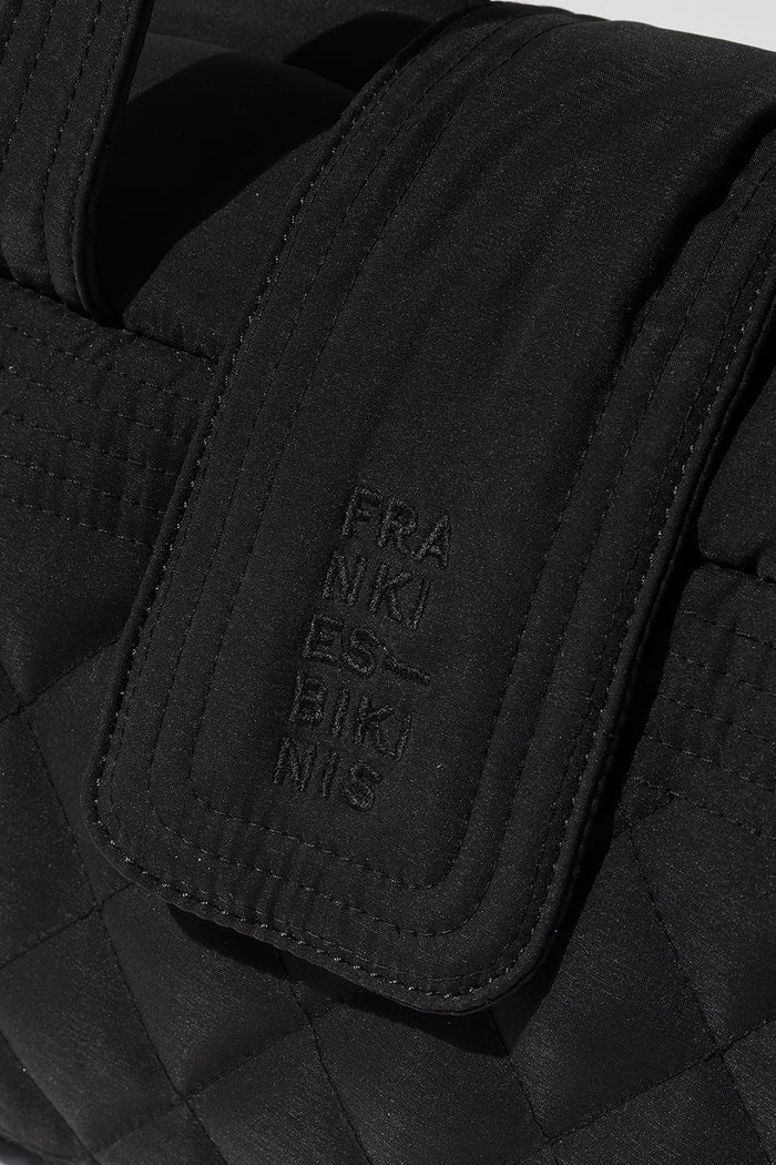 Venus Black Quilted Bag