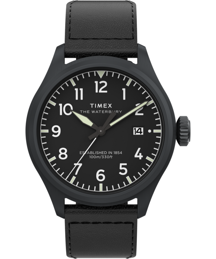 TW2Y18900 Waterbury Ace 41mm Leather Strap Watch Primary Image