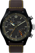 TW2Y70100 Waterbury Ace Fly-Back Chronograph 43mm Leather Strap Watch Primary Image