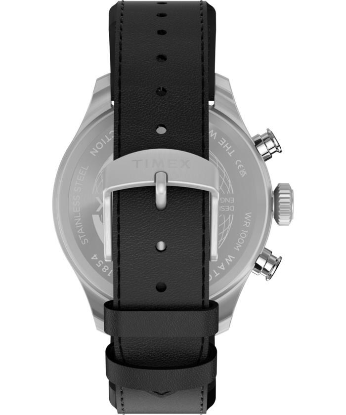 TW2Y70000 Waterbury Ace Fly-Back Chronograph 43mm Leather Strap Watch Strap Image