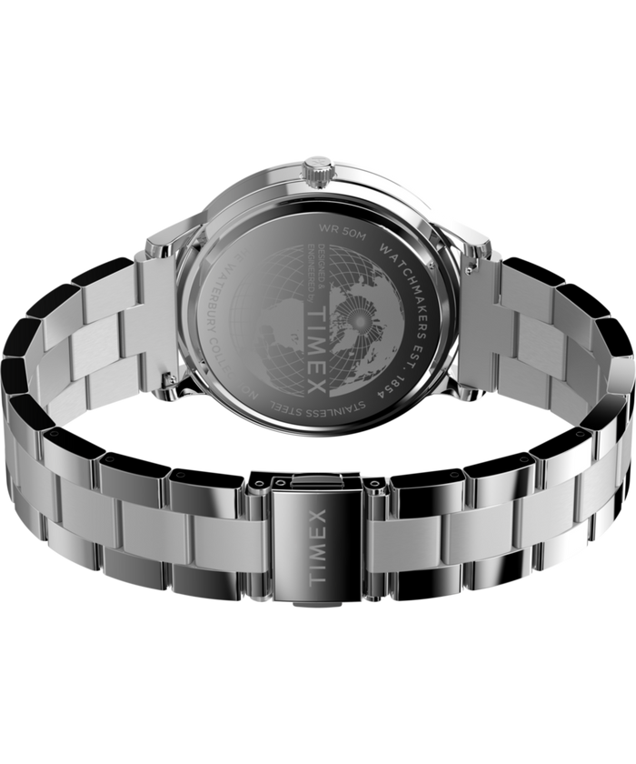 TW2W75700 Waterbury Classic Moon Phase 40mm Stainless Steel Bracelet Watch  Caseback with Attachment Image