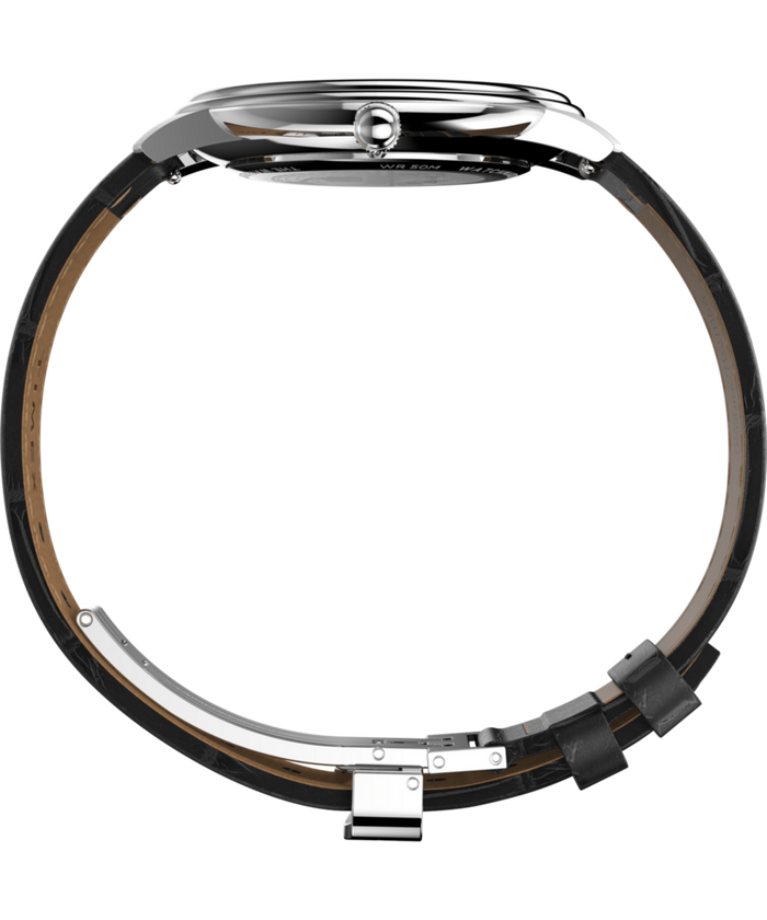 TW2Y23100 Waterbury Metropolitan Sub-Second 39mm Leather Strap Watch  Profile Image