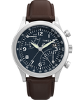 TW2W47900 Waterbury Traditional Fly Back Chronograph 43mm Leather Strap Watch Primary Image