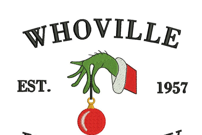 WH0VILLE Embroidered T-shirt or Sweatshirt