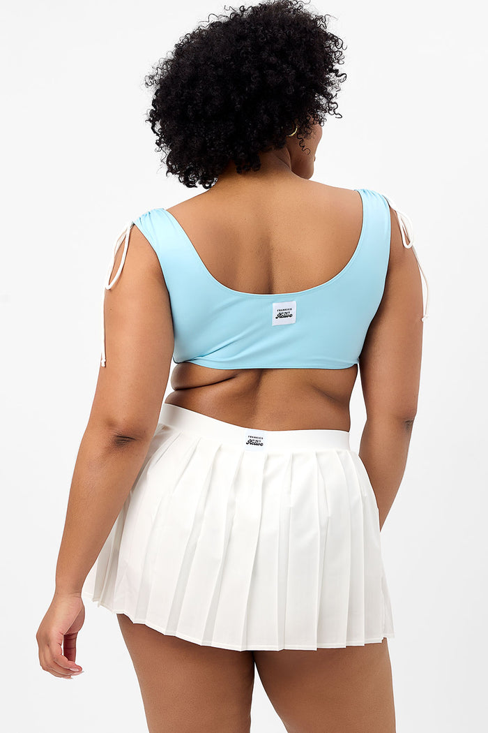 Windy White Tennis Skirt Extended