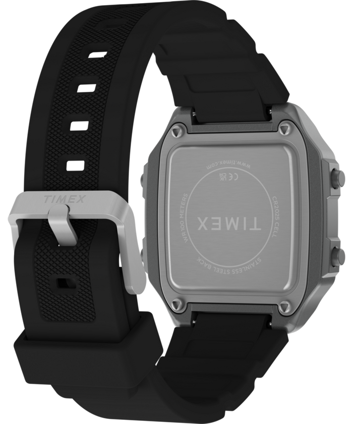 TW5M68800 World Time Digital 40mm Resin Strap Watch Caseback with Attachment Image