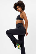 Zippy Black Flare Legging