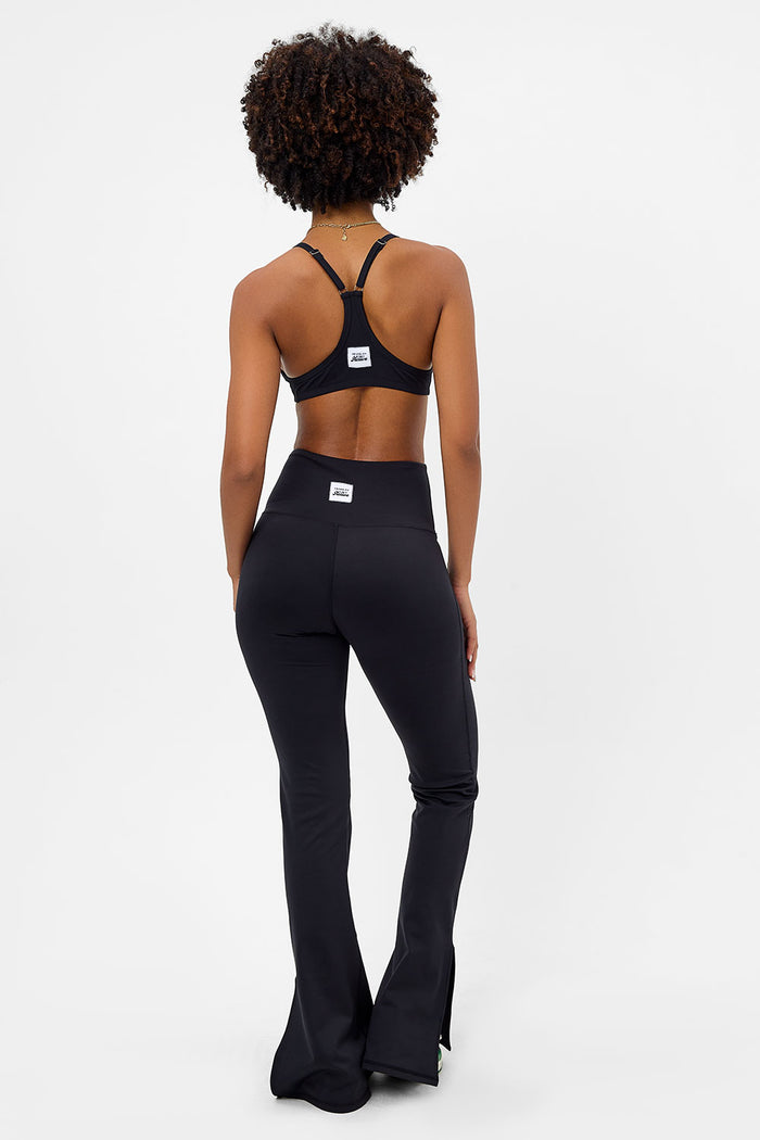 Zippy Black Flare Legging