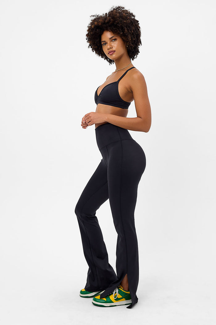 Zippy Black Flare Legging