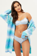Zoe Blue Horizon Knit Cardigan Sweater